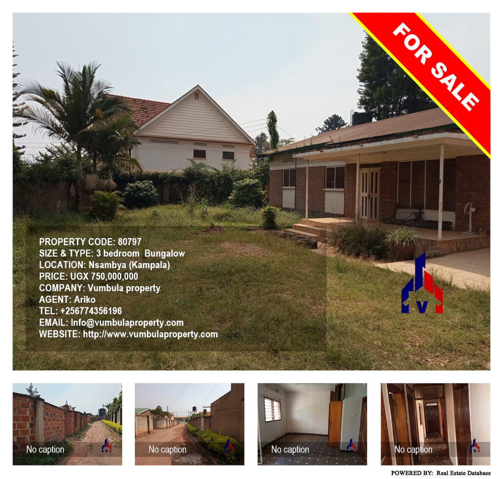 3 bedroom Bungalow  for sale in Nsambya Kampala Uganda, code: 80797