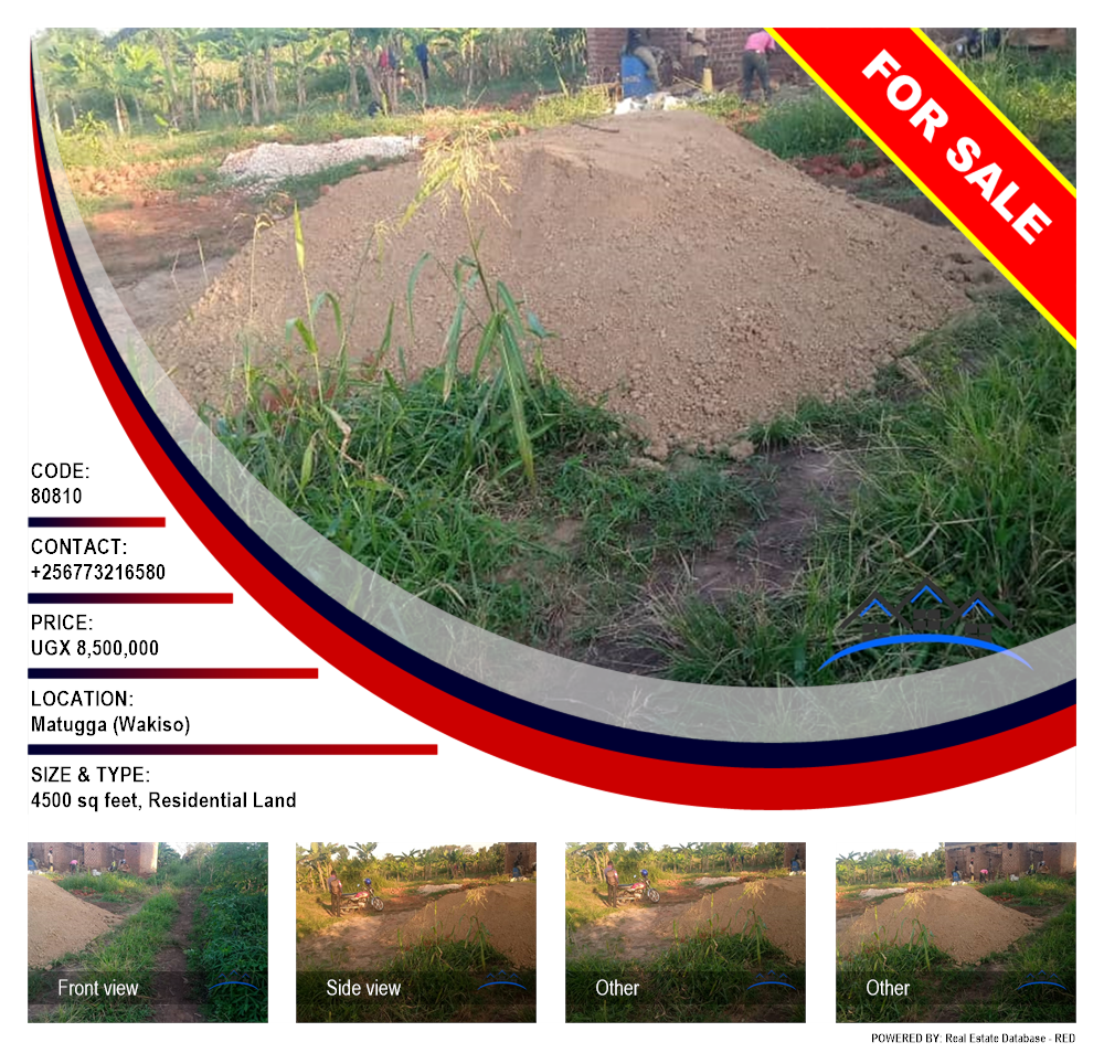 Residential Land  for sale in Matugga Wakiso Uganda, code: 80810