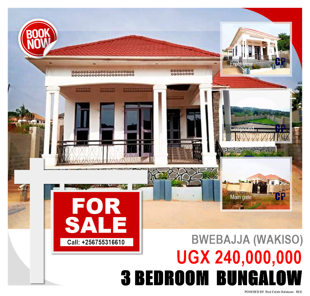 3 bedroom Bungalow  for sale in Bwebajja Wakiso Uganda, code: 80826