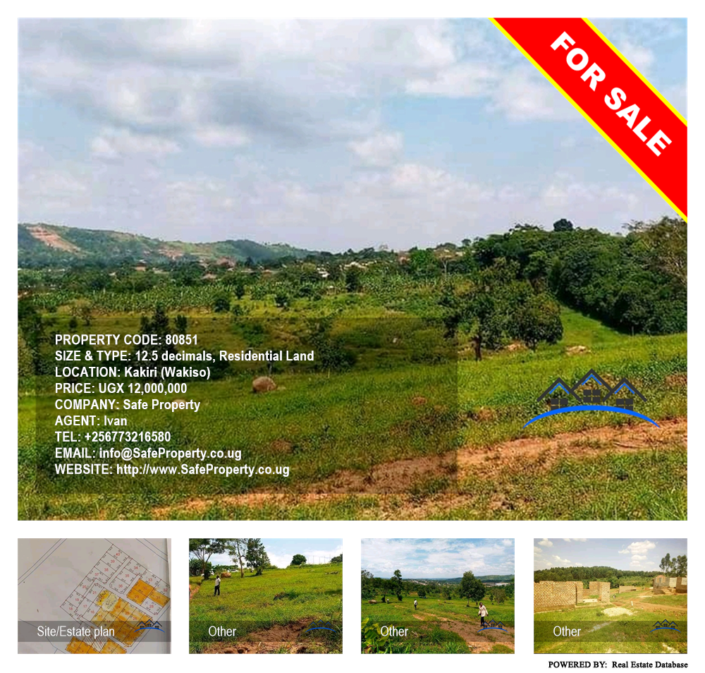 Residential Land  for sale in Kakiri Wakiso Uganda, code: 80851