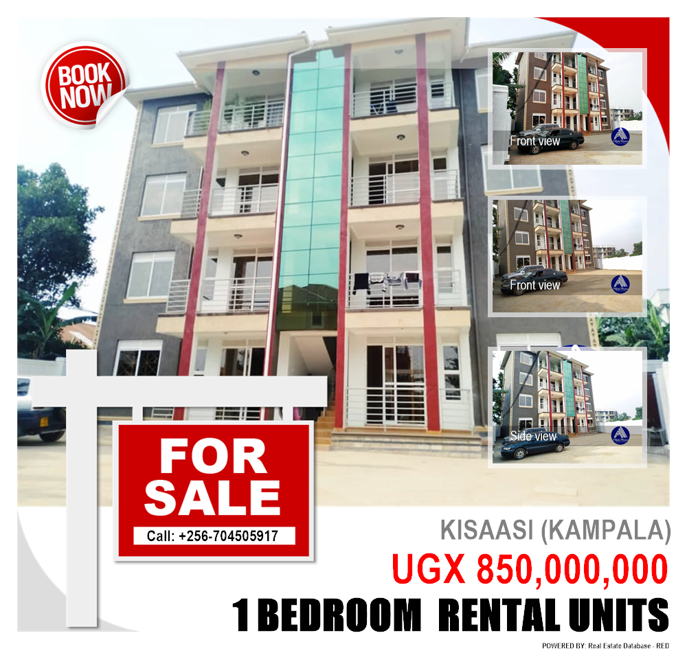 1 bedroom Rental units  for sale in Kisaasi Kampala Uganda, code: 80852