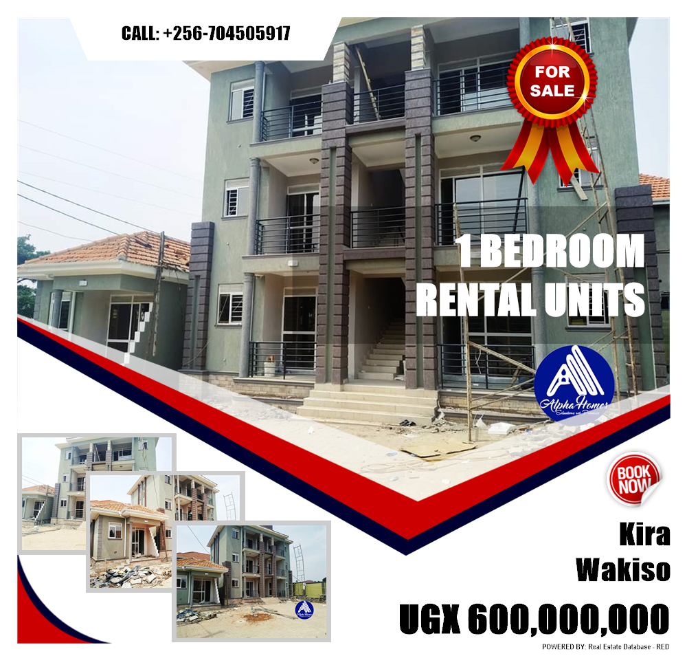1 bedroom Rental units  for sale in Kira Wakiso Uganda, code: 80853