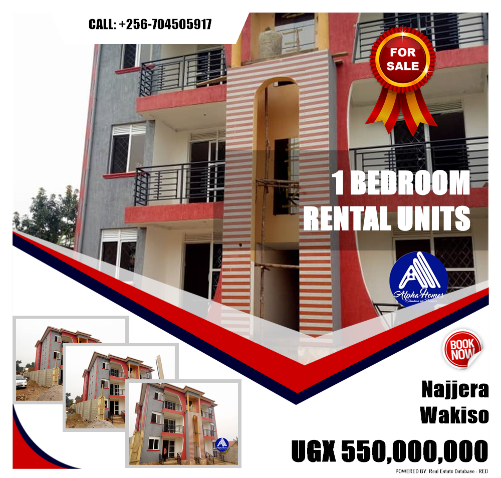 1 bedroom Rental units  for sale in Najjera Wakiso Uganda, code: 80941