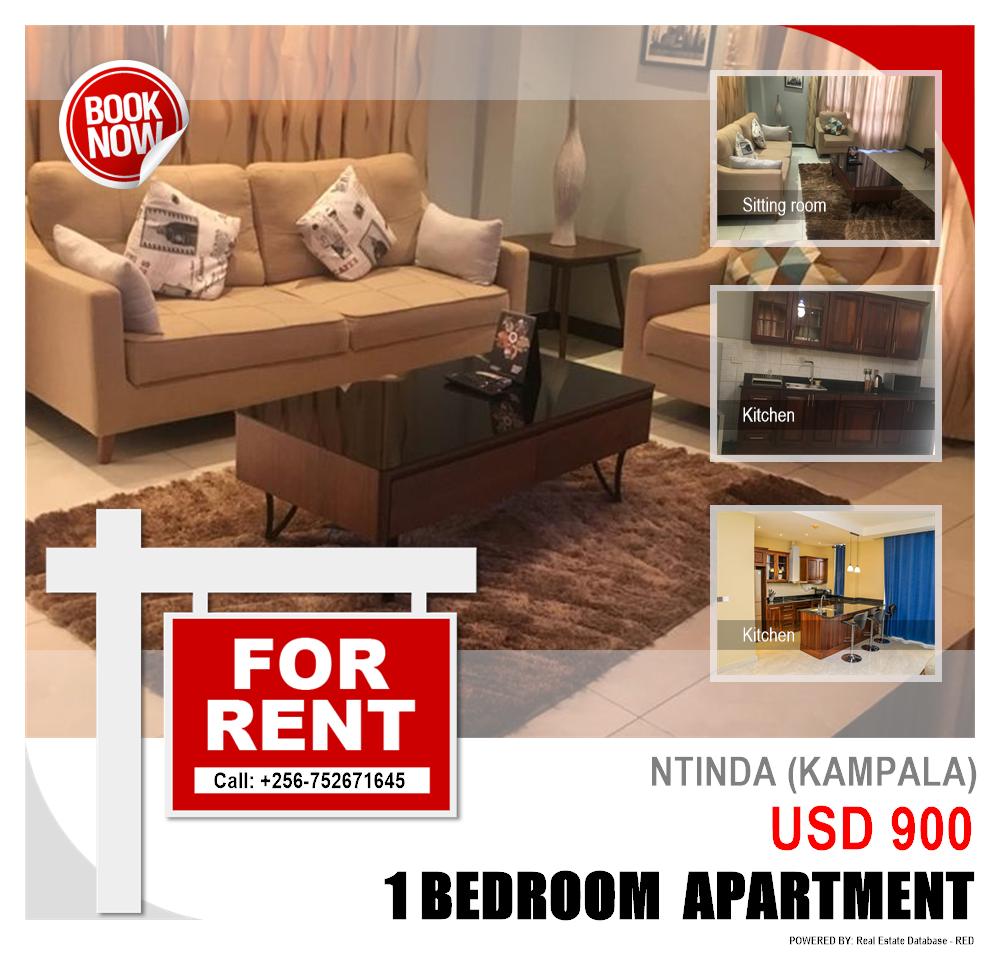 1 bedroom Apartment  for rent in Ntinda Kampala Uganda, code: 81024