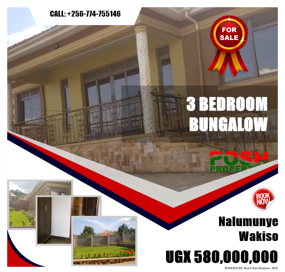 3 bedroom Bungalow  for sale in Nalumunye Wakiso Uganda, code: 81067