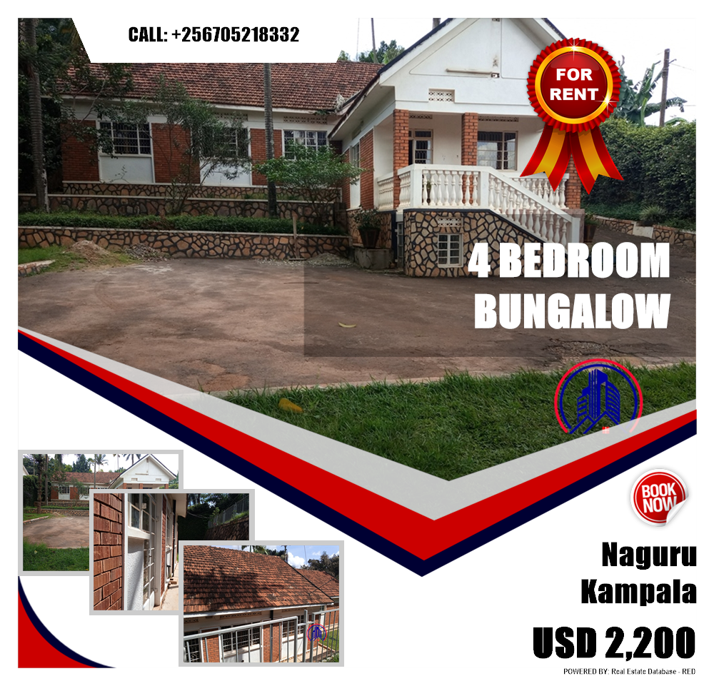 4 bedroom Bungalow  for rent in Naguru Kampala Uganda, code: 81083