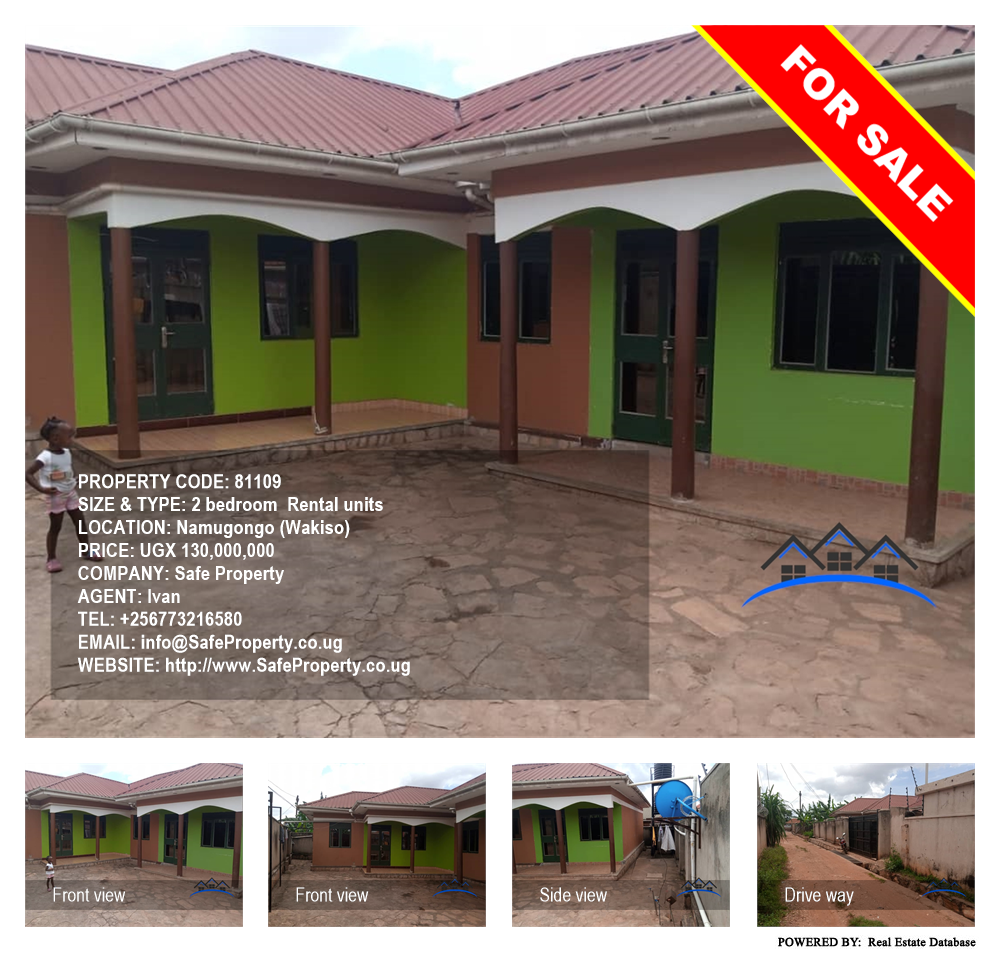 2 bedroom Rental units  for sale in Namugongo Wakiso Uganda, code: 81109