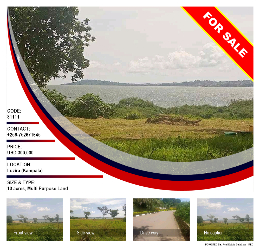Multipurpose Land  for sale in Luzira Kampala Uganda, code: 81111