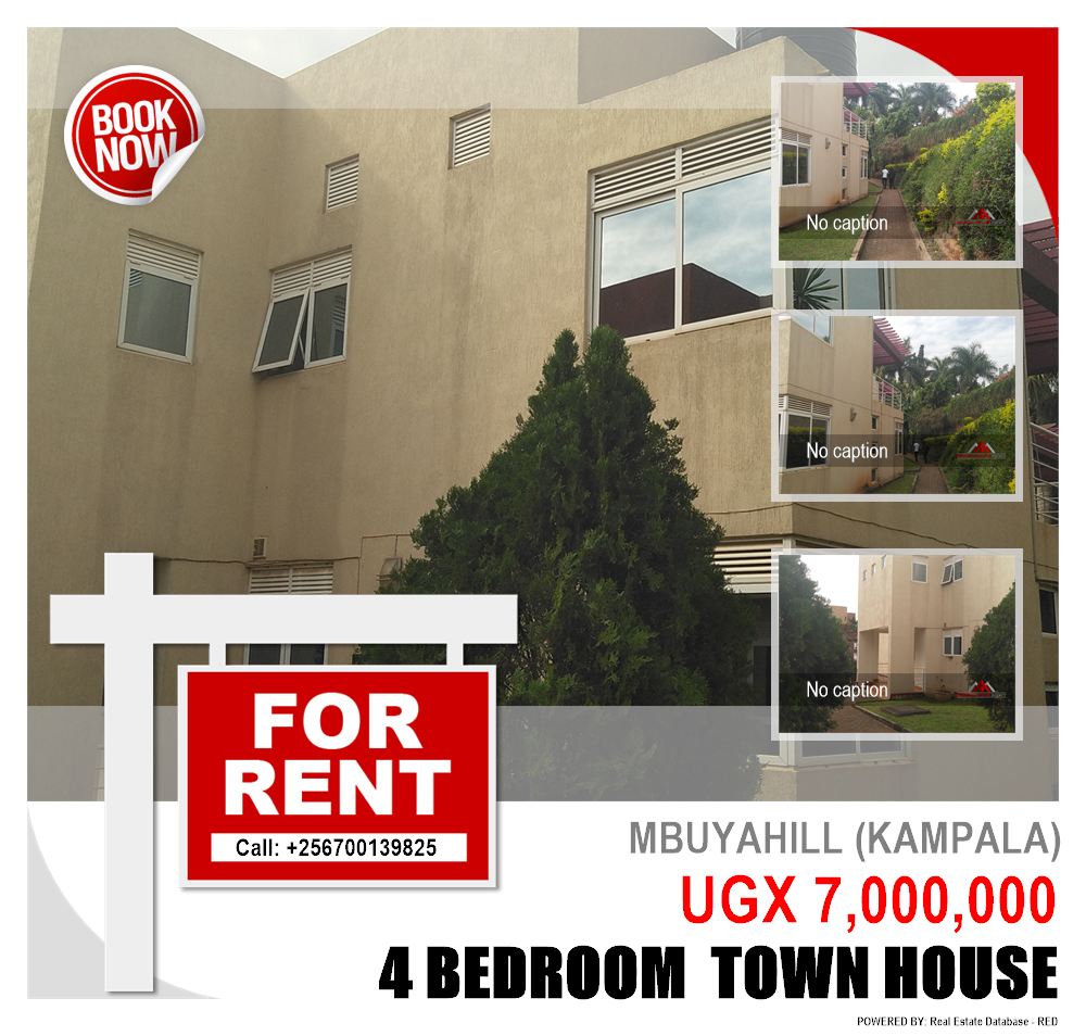4 bedroom Town House  for rent in Mbuya Kampala Uganda, code: 81142