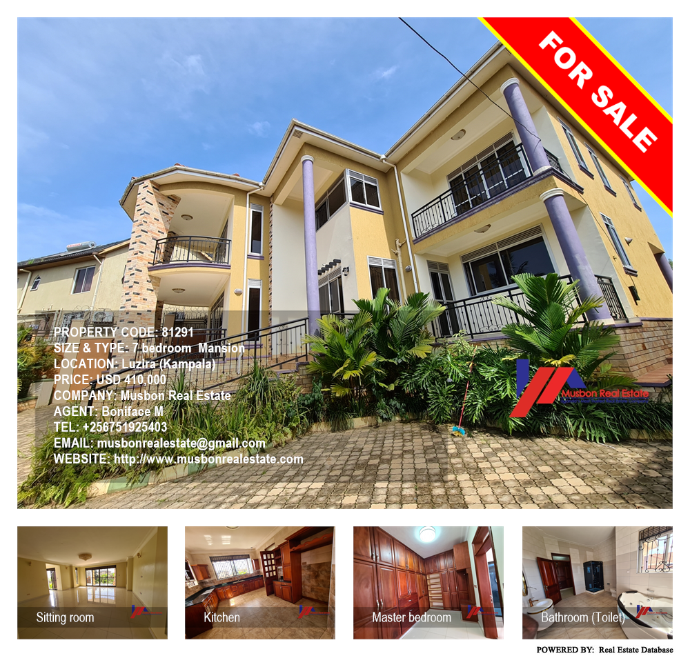 7 bedroom Mansion  for sale in Luzira Kampala Uganda, code: 81291