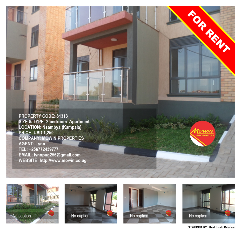2 bedroom Apartment  for rent in Nsambya Kampala Uganda, code: 81313