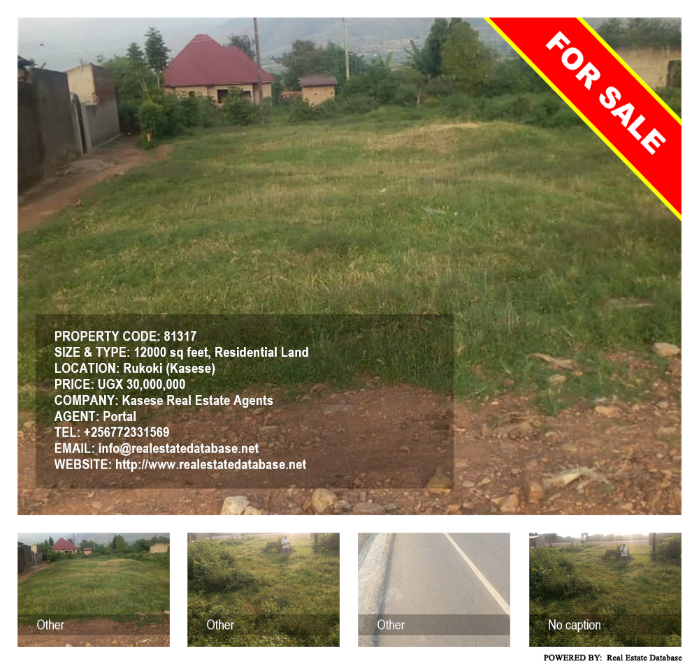 Residential Land  for sale in Rukoki Kaseese Uganda, code: 81317