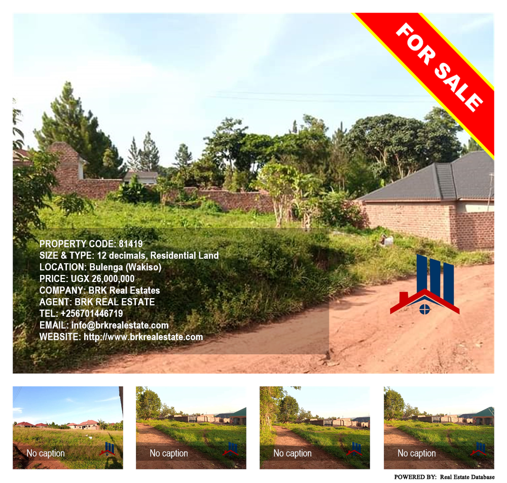 Residential Land  for sale in Bulenga Wakiso Uganda, code: 81419