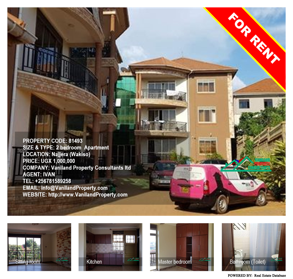 2 bedroom Apartment  for rent in Najjera Wakiso Uganda, code: 81493