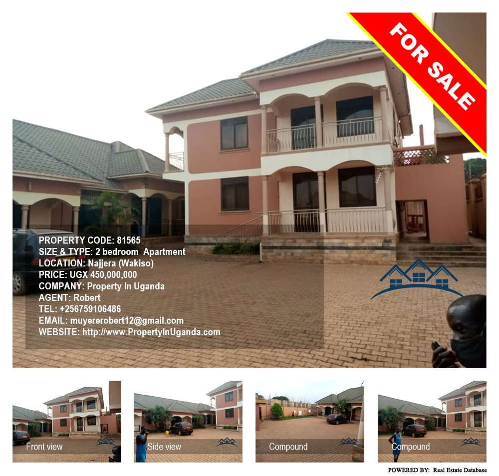 2 bedroom Apartment  for sale in Najjera Wakiso Uganda, code: 81565