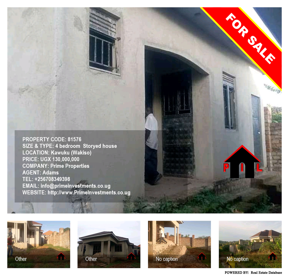 4 bedroom Storeyed house  for sale in Kawuku Wakiso Uganda, code: 81576