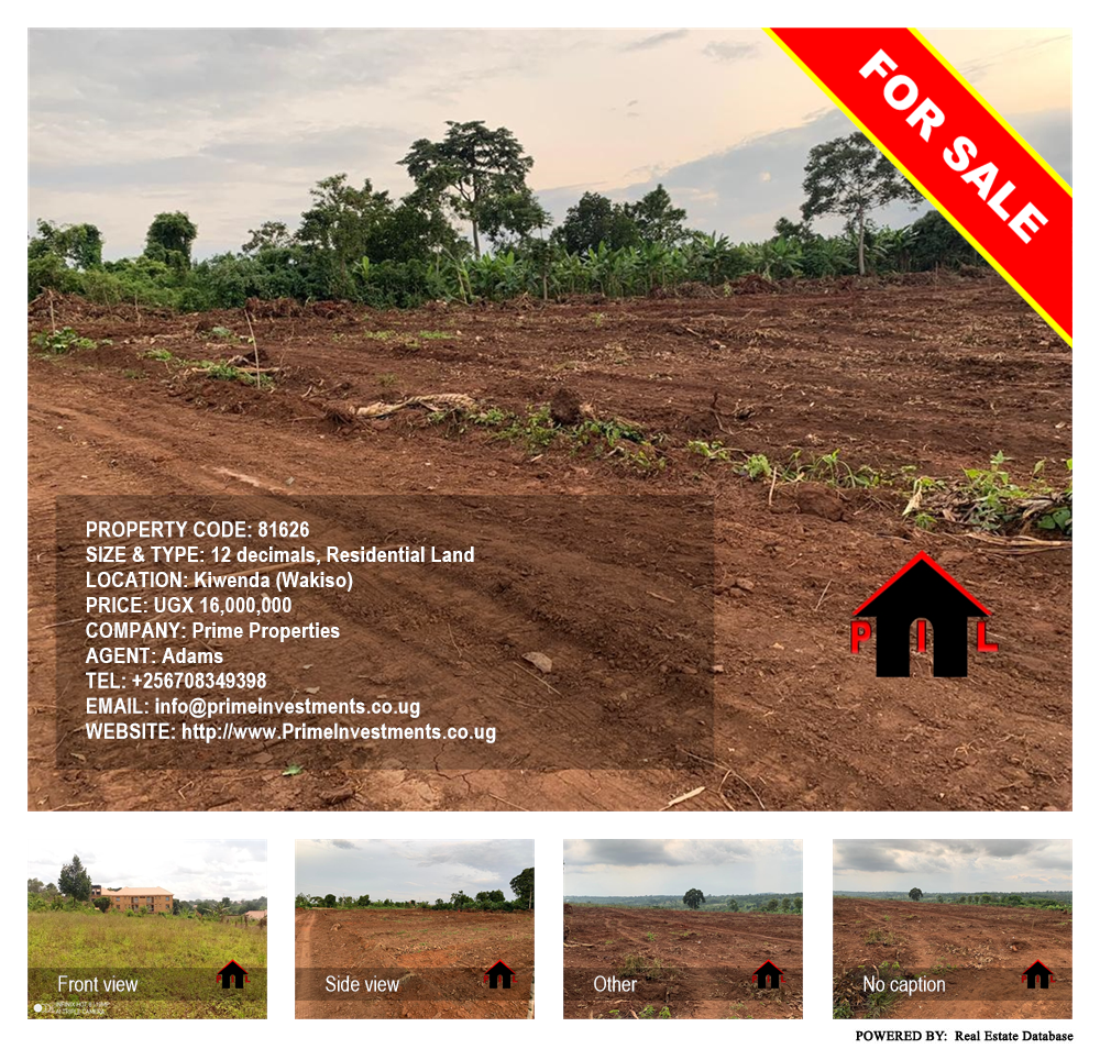 Residential Land  for sale in Kiwenda Wakiso Uganda, code: 81626