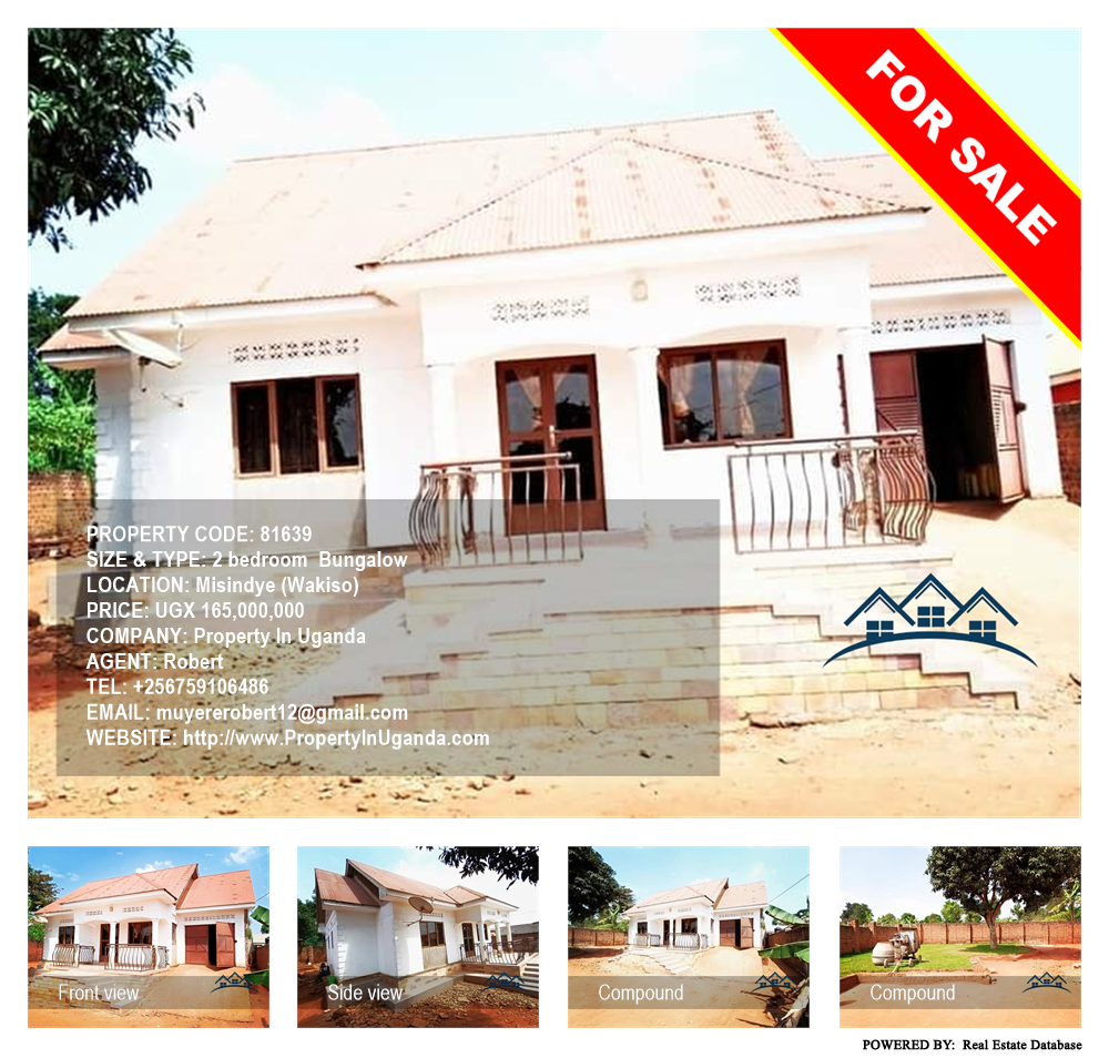 2 bedroom Bungalow  for sale in Misindye Wakiso Uganda, code: 81639