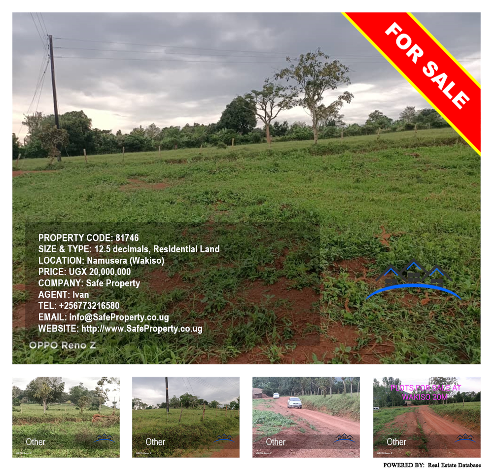 Residential Land  for sale in Namusela Wakiso Uganda, code: 81746