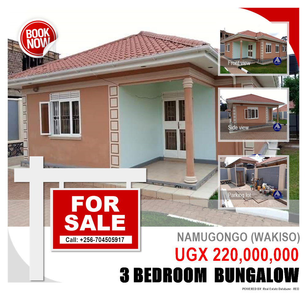 3 bedroom Bungalow  for sale in Namugongo Wakiso Uganda, code: 81750