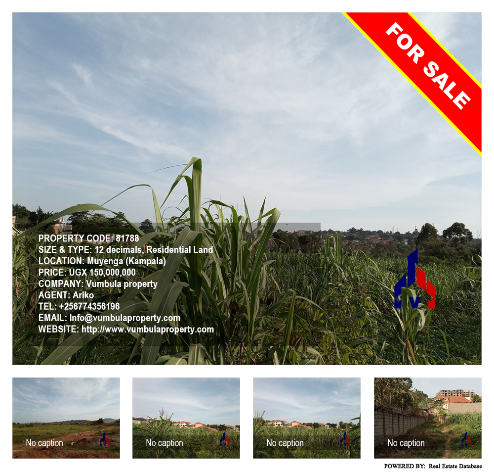 Residential Land  for sale in Muyenga Kampala Uganda, code: 81788