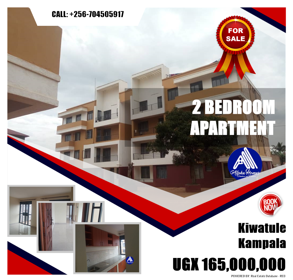 2 bedroom Apartment  for sale in Kiwaatule Kampala Uganda, code: 81812