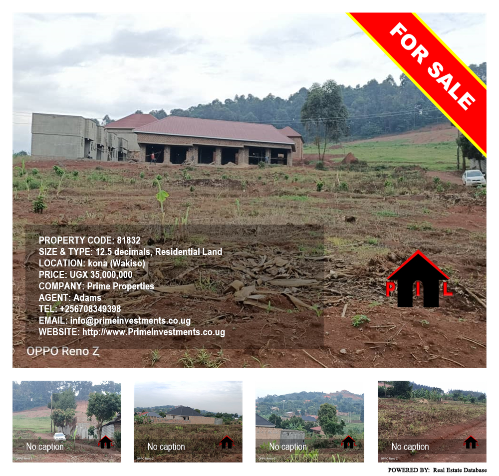 Residential Land  for sale in Kona Wakiso Uganda, code: 81832