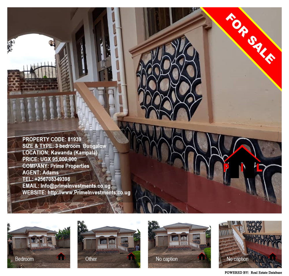 3 bedroom Bungalow  for sale in Kawanda Kampala Uganda, code: 81939