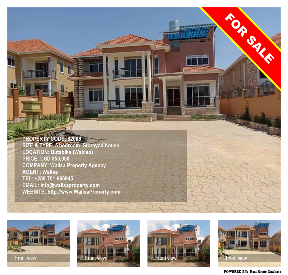 5 bedroom Storeyed house  for sale in Butabika Wakiso Uganda, code: 82086