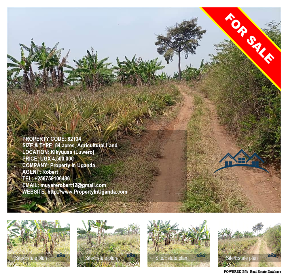 Agricultural Land  for sale in Kikyuusa Luweero Uganda, code: 82134