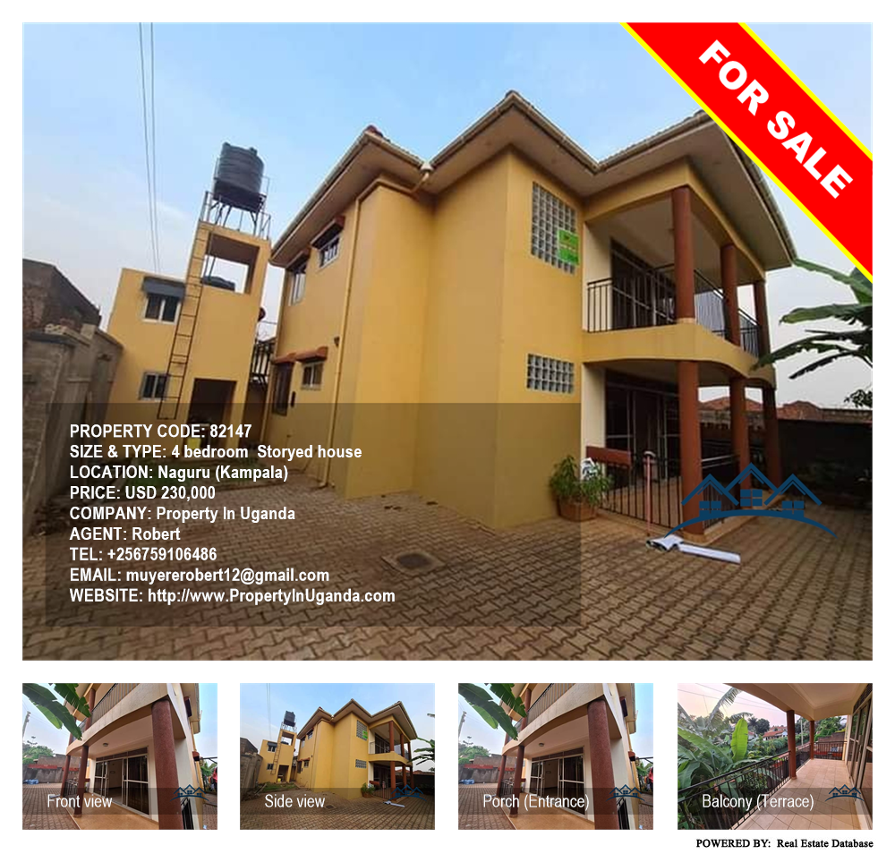 4 bedroom Storeyed house  for sale in Naguru Kampala Uganda, code: 82147