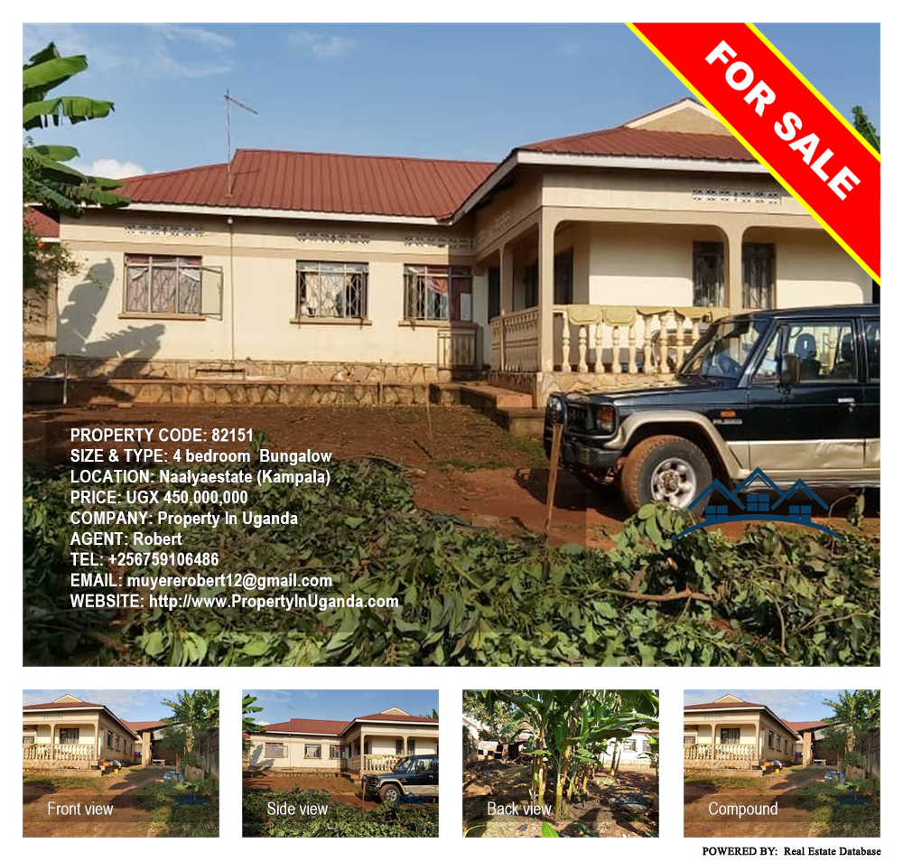 4 bedroom Bungalow  for sale in Naalya Kampala Uganda, code: 82151