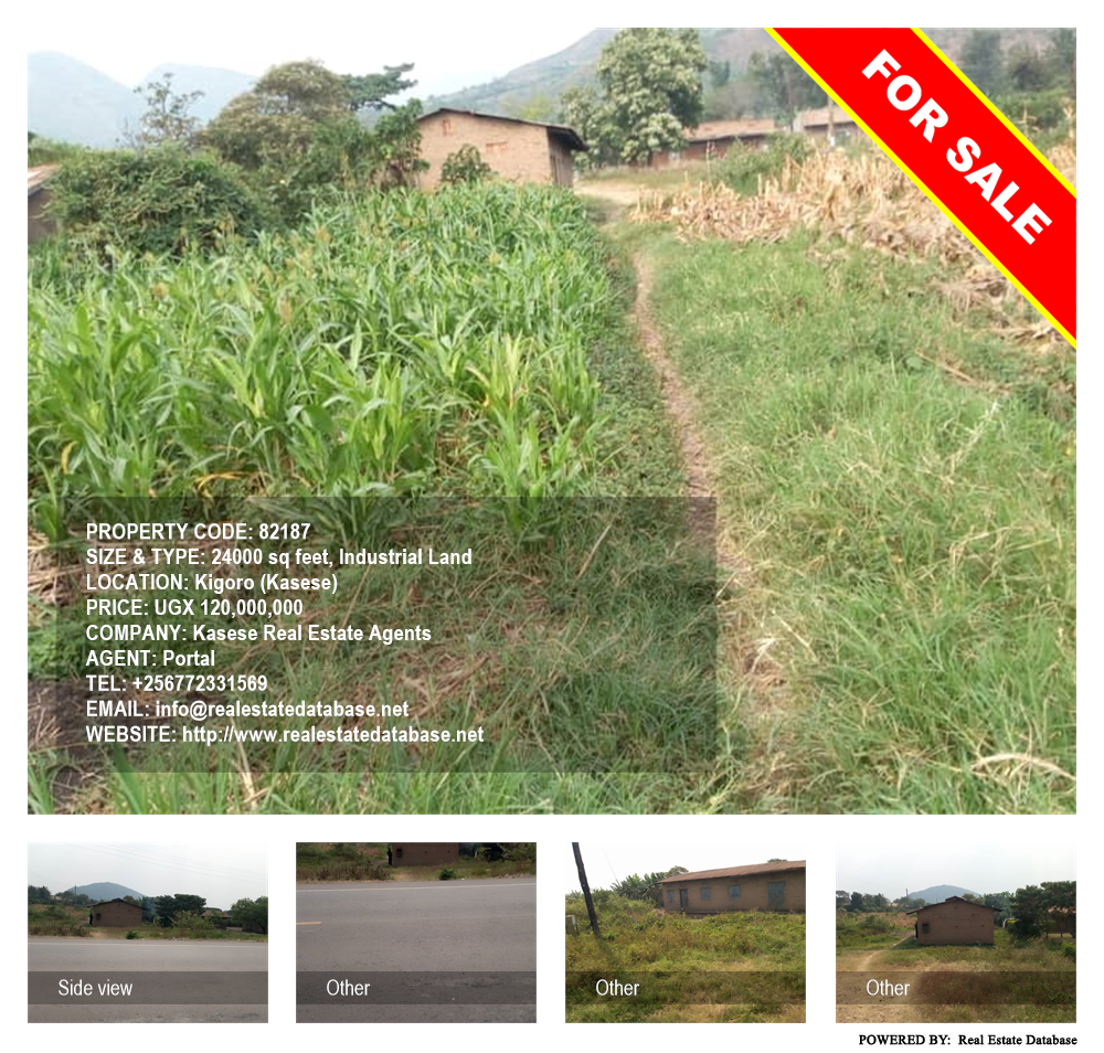Industrial Land  for sale in Kigoro Kaseese Uganda, code: 82187