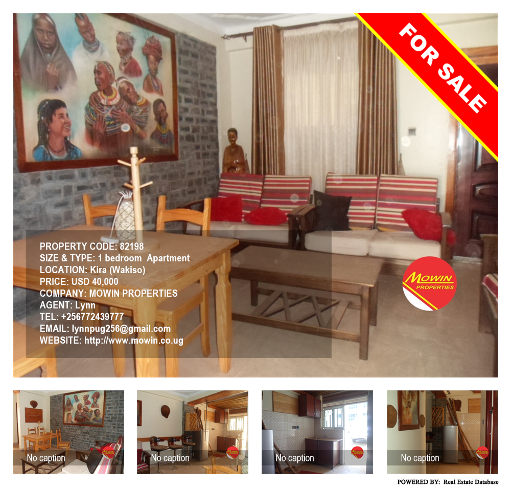 1 bedroom Apartment  for sale in Kira Wakiso Uganda, code: 82198