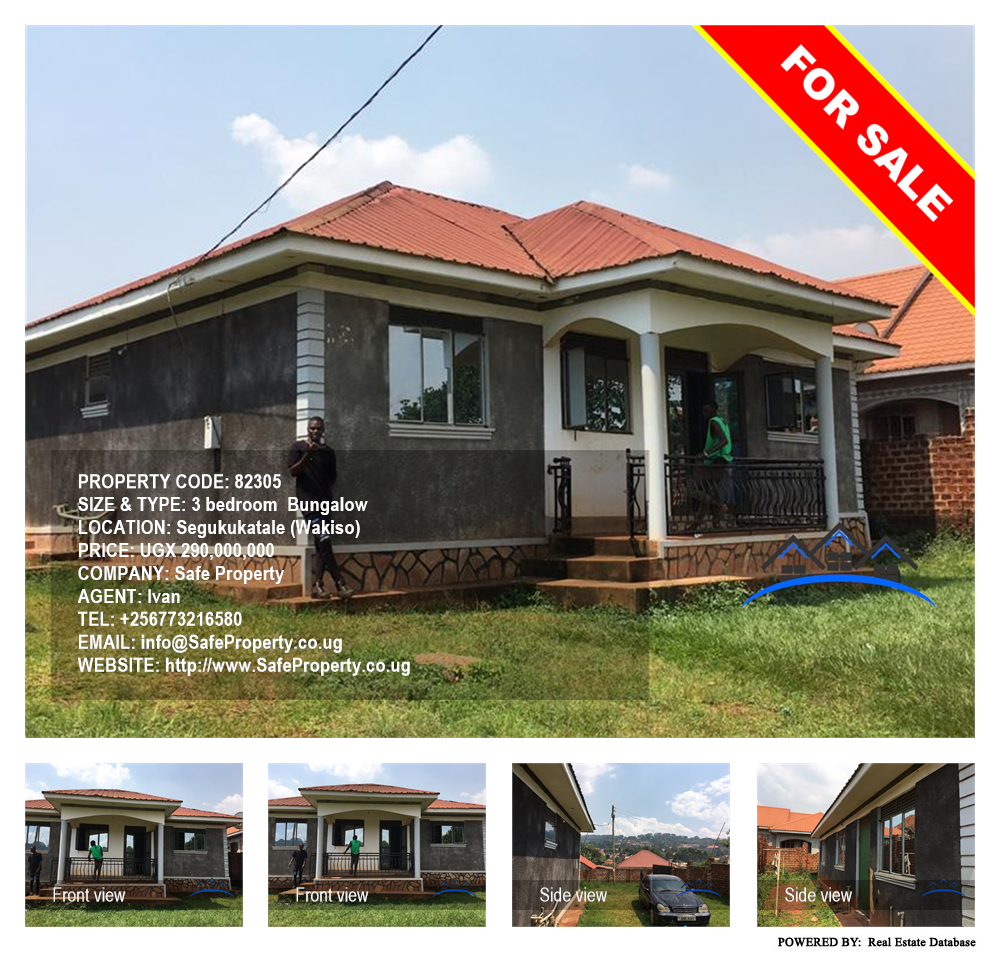 3 bedroom Bungalow  for sale in Seguku Wakiso Uganda, code: 82305