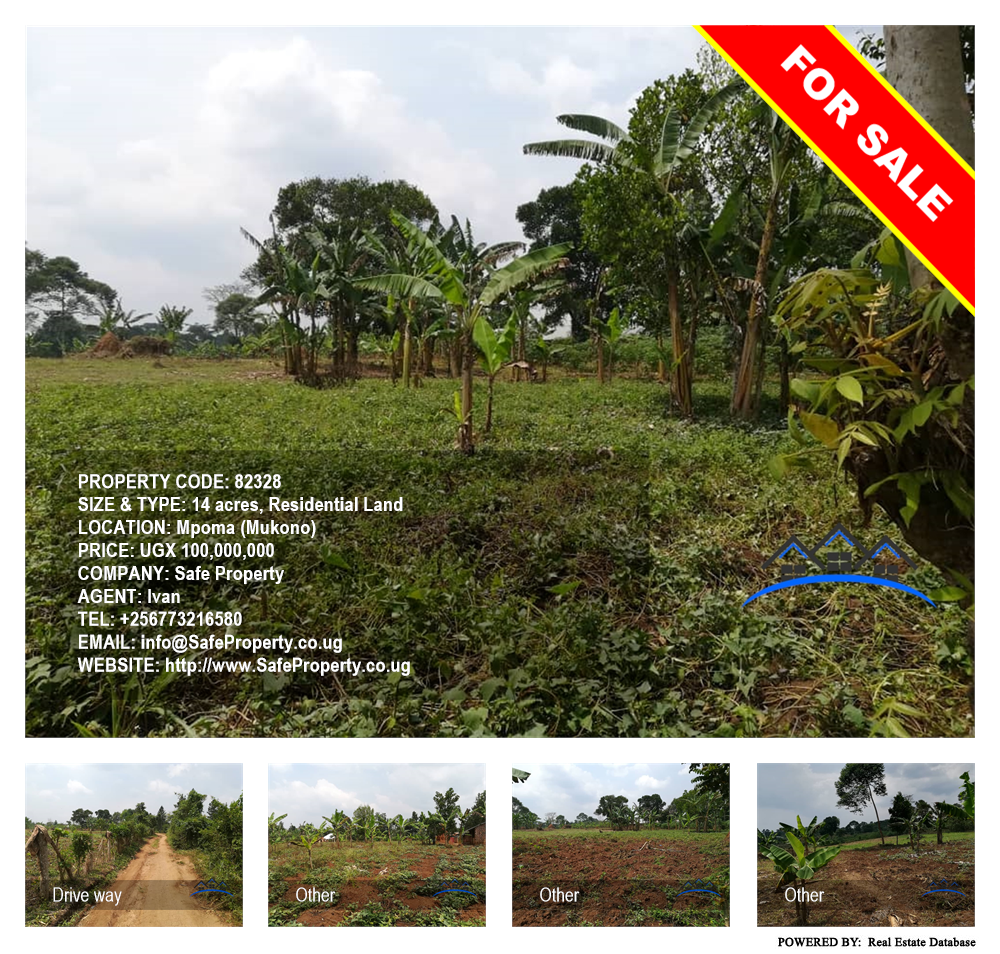 Residential Land  for sale in Mpoma Mukono Uganda, code: 82328