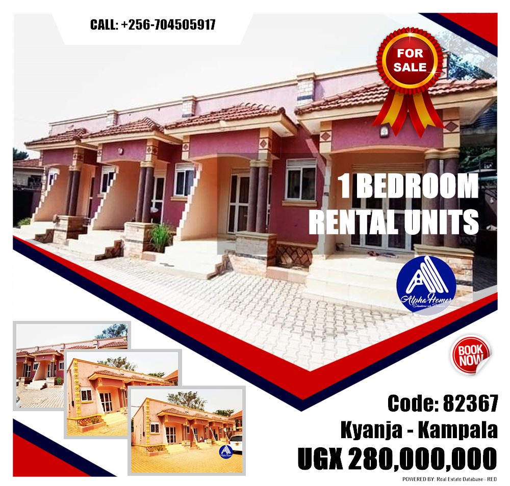 1 bedroom Rental units  for sale in Kyanja Kampala Uganda, code: 82367