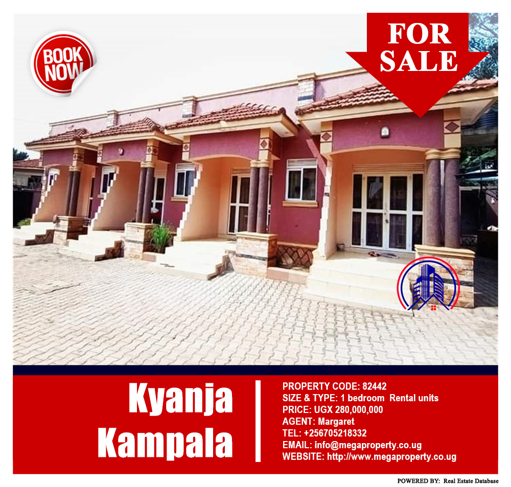 1 bedroom Rental units  for sale in Kyanja Kampala Uganda, code: 82442