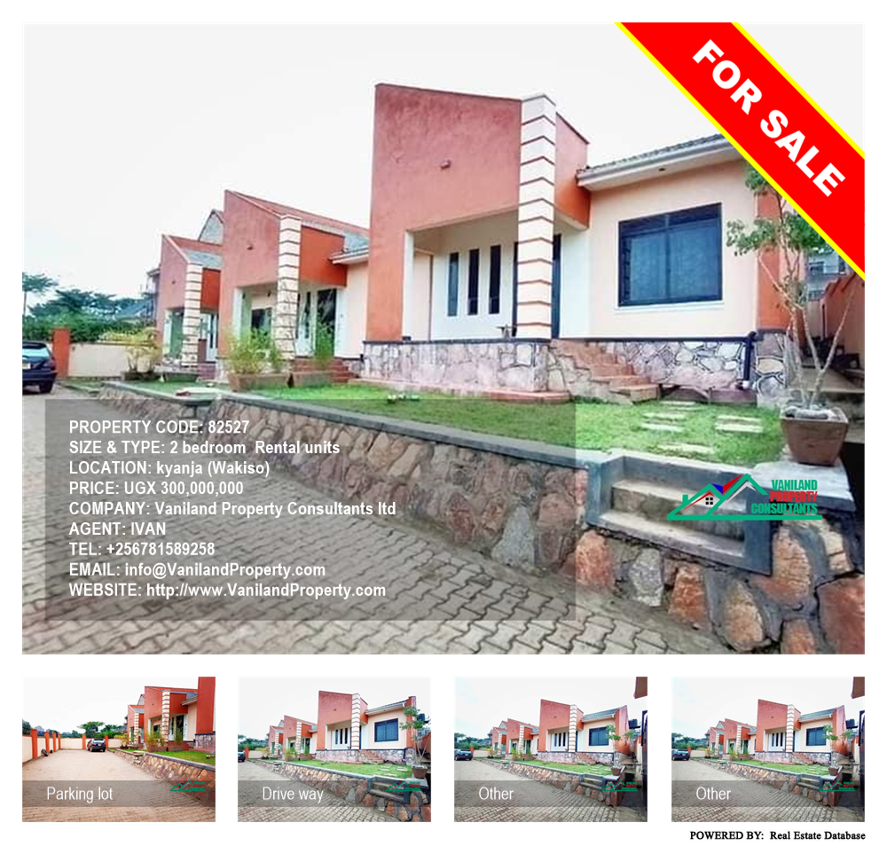 2 bedroom Rental units  for sale in Kyanja Wakiso Uganda, code: 82527
