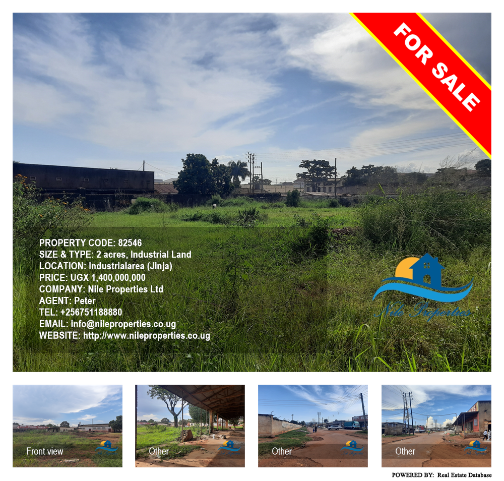 Industrial Land  for sale in Industrialarea Jinja Uganda, code: 82546