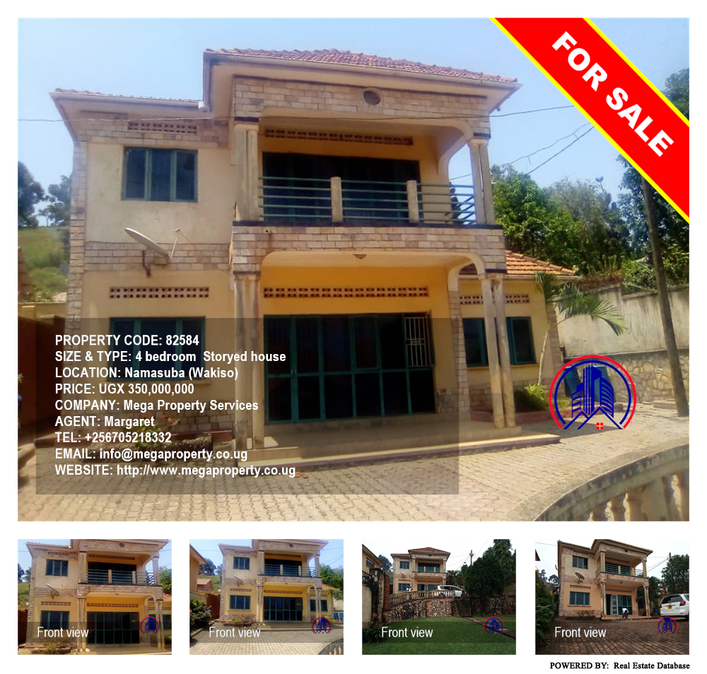 4 bedroom Storeyed house  for sale in Namasuba Wakiso Uganda, code: 82584