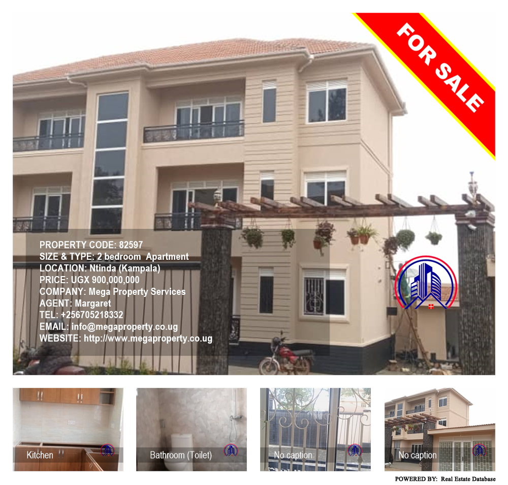 2 bedroom Apartment  for sale in Ntinda Kampala Uganda, code: 82597