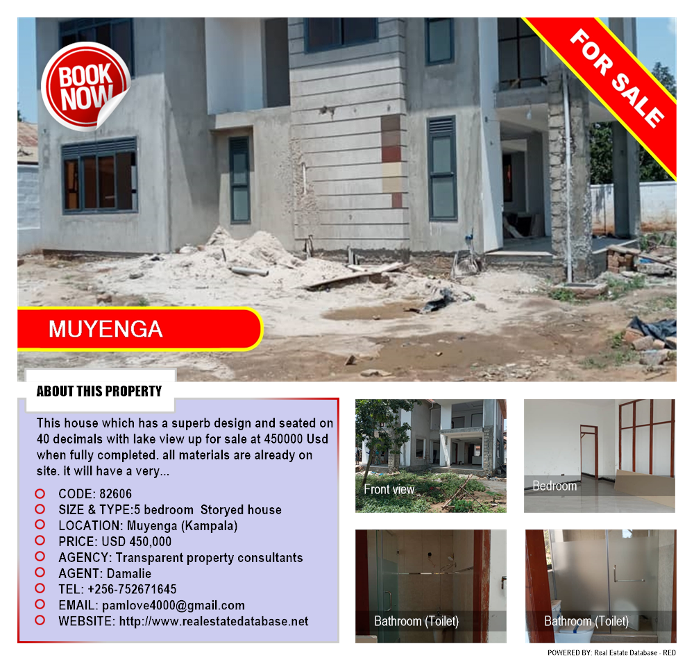 5 bedroom Storeyed house  for sale in Muyenga Kampala Uganda, code: 82606