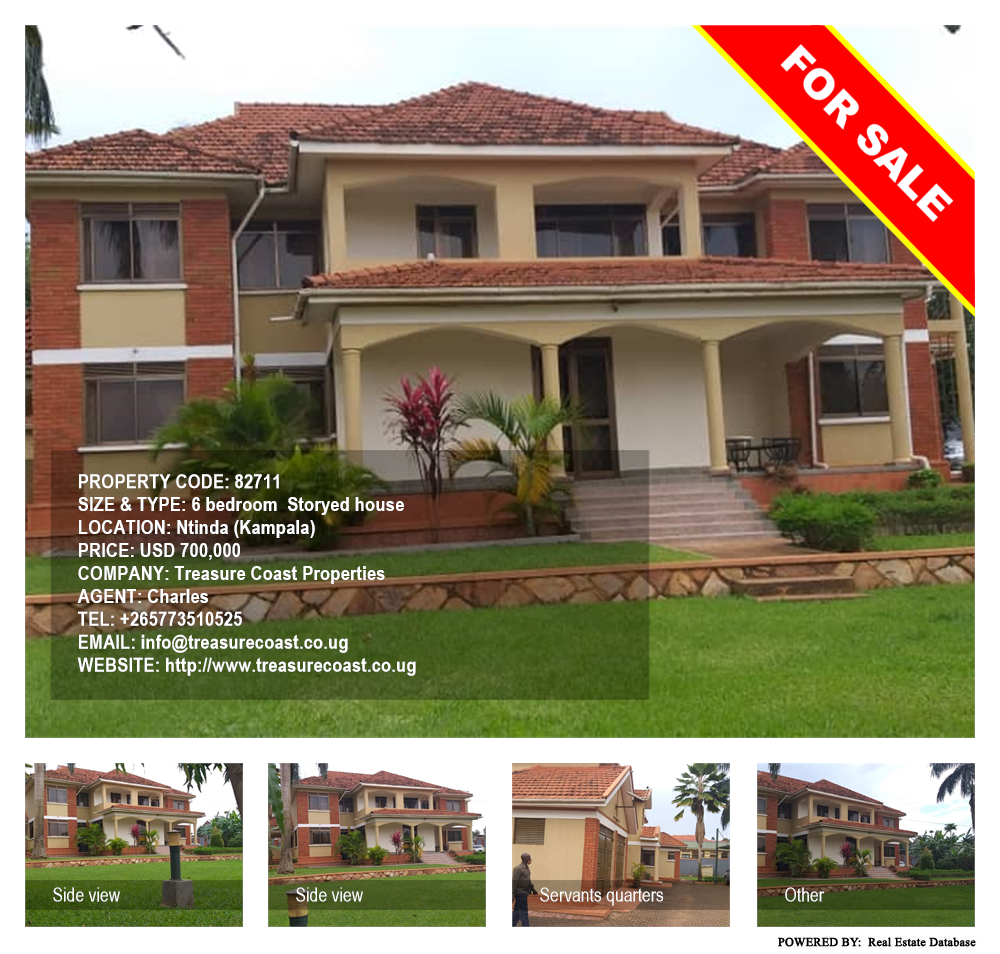 6 bedroom Storeyed house  for sale in Ntinda Kampala Uganda, code: 82711