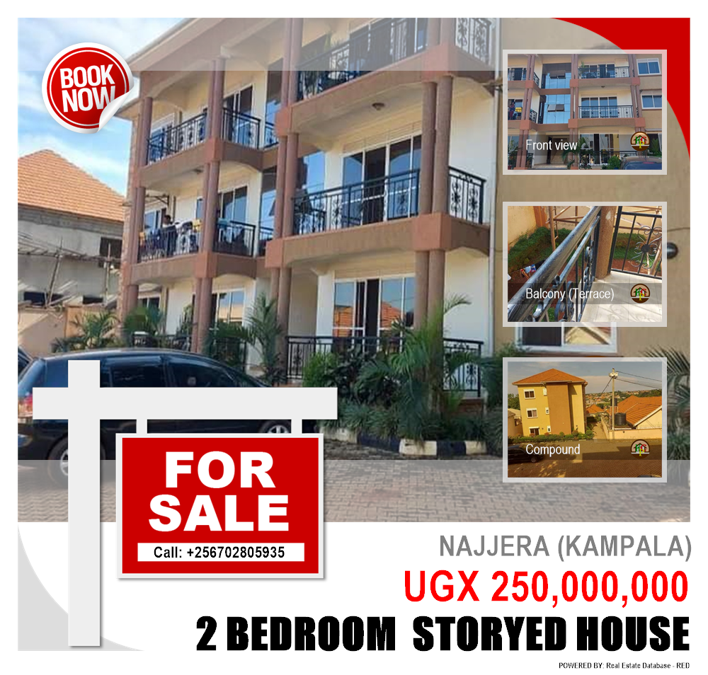 2 bedroom Storeyed house  for sale in Najjera Kampala Uganda, code: 82725