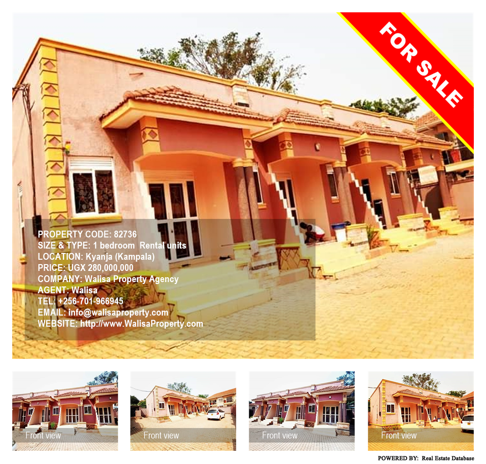 1 bedroom Rental units  for sale in Kyanja Kampala Uganda, code: 82736