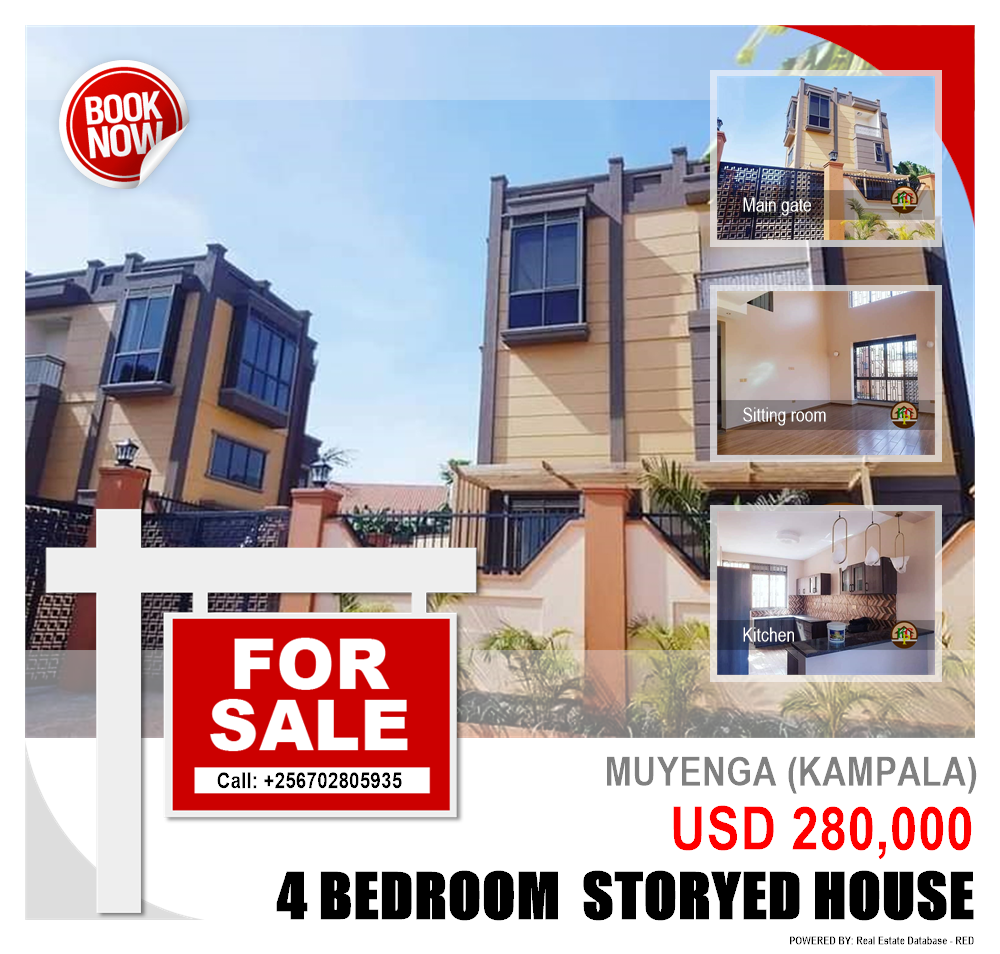 4 bedroom Storeyed house  for sale in Muyenga Kampala Uganda, code: 82744