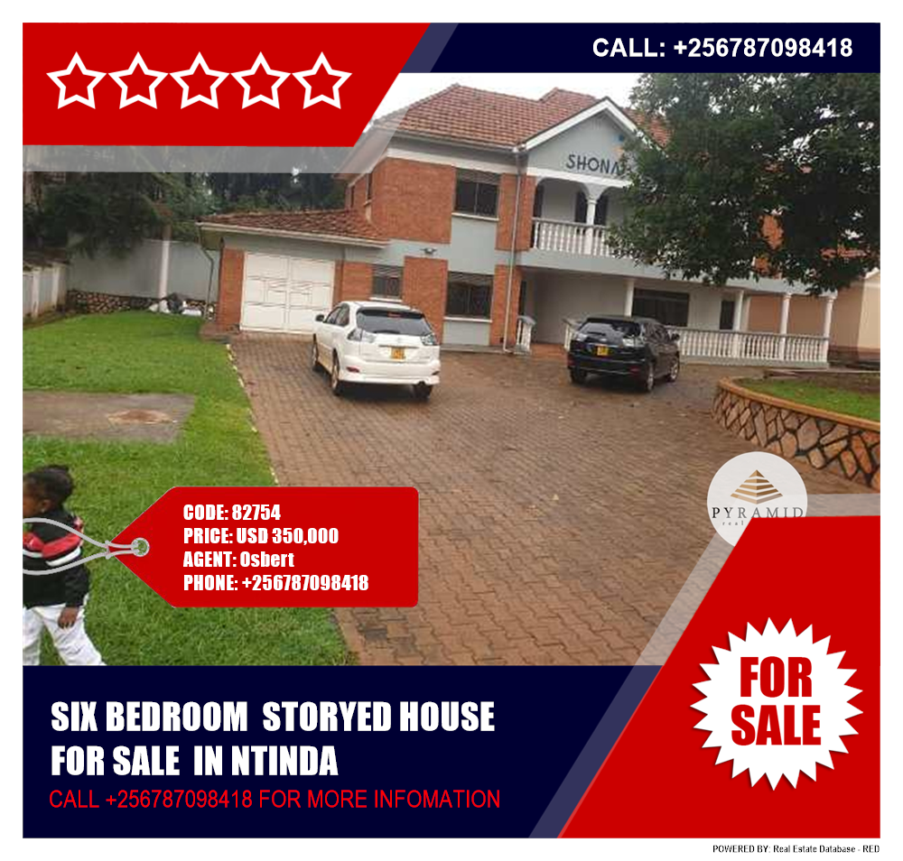 6 bedroom Storeyed house  for sale in Ntinda Kampala Uganda, code: 82754