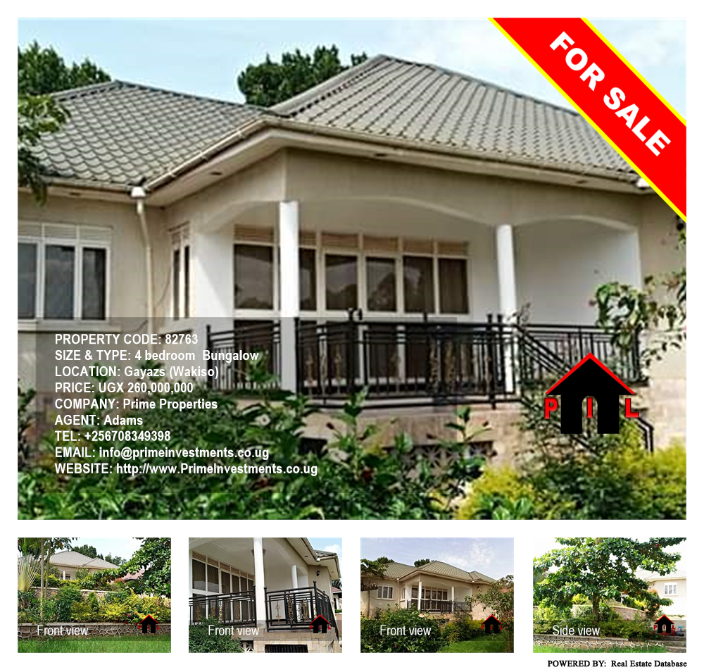 4 bedroom Bungalow  for sale in Gayaza Wakiso Uganda, code: 82763