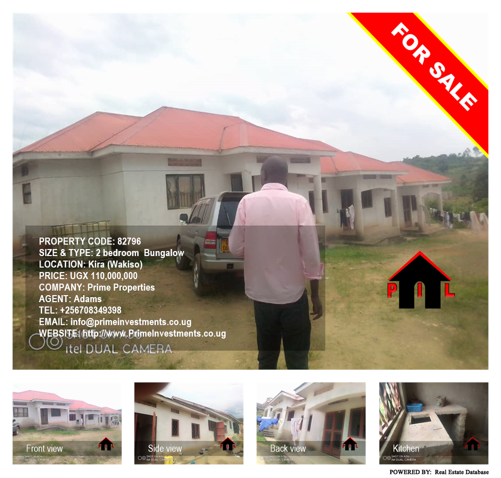 2 bedroom Bungalow  for sale in Kira Wakiso Uganda, code: 82796